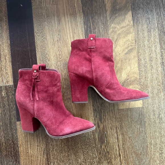 Sam Edelman suede ankle boots size 10 - Picture 5 of 9